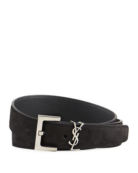 authentic ysl mens belt|YSL belt on person.